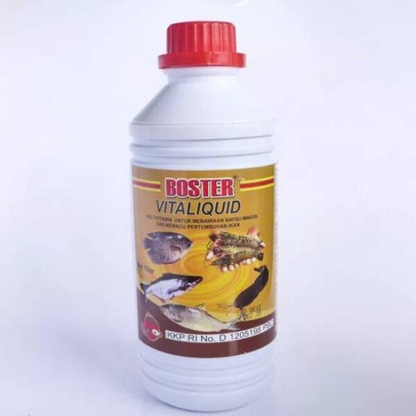 Boster Vitaliquid 1 Liter Vitamin Pertumbuhan Ikan Udang Vita Liquid