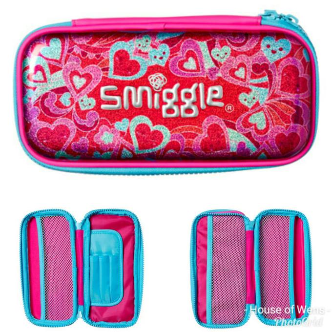 

SMIGGLE SMALL DOUBLE UP HARDTOP PENCIL CASE - TEMPAT PENSIL SMIGGLE