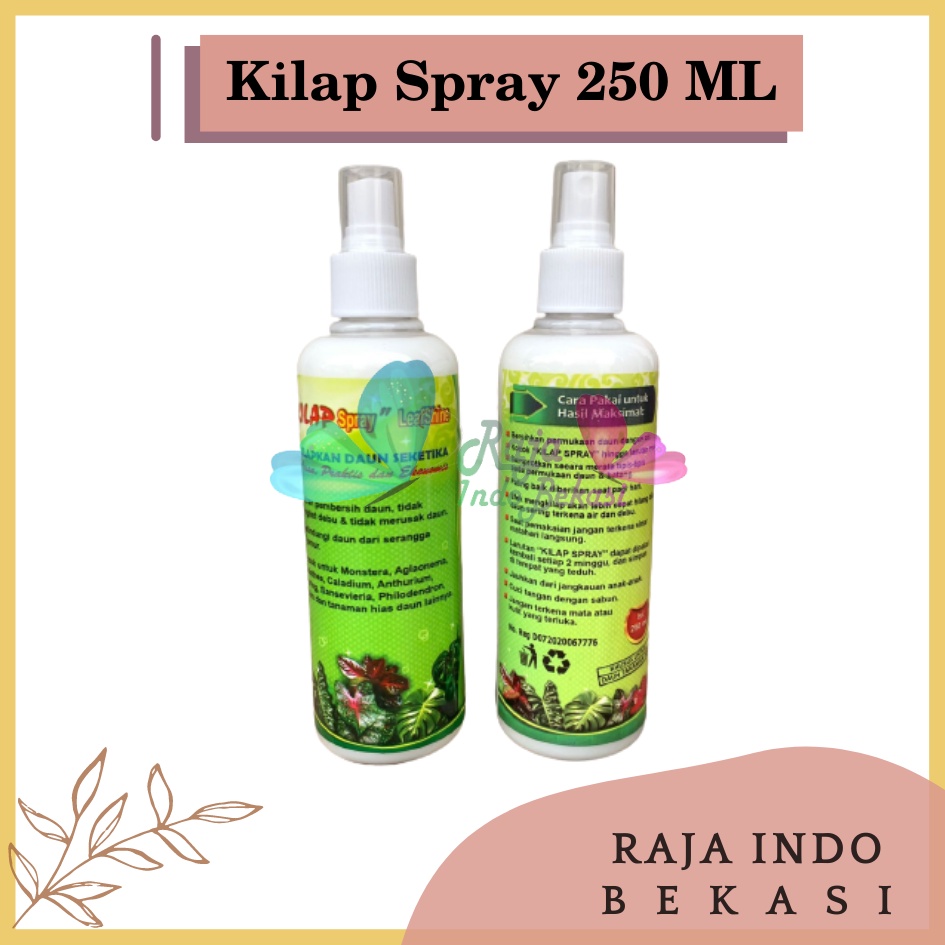 Kilap Spray leafshine 250 ml Pengkilap Daun Seketika Lebih Efisien Semir Pengkilap Daun - Kilap Daun SPRAY 250 ML Pengkilap Daun Seketika Lebih Efisien kilap daun spray 250 ml