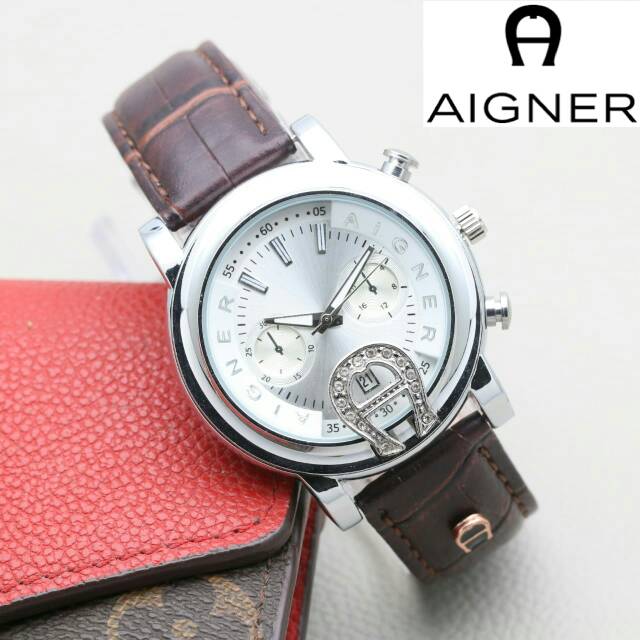 Jam Tangan Aigner Kulit