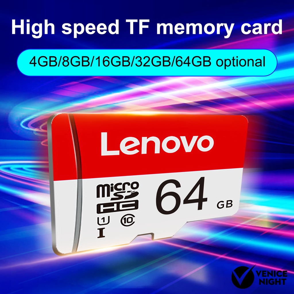 (SC) Kartu Memori TF 4G 8G 16G 32G 64G Micro SD Tahan Suhu Tinggi Untuk Lenovo