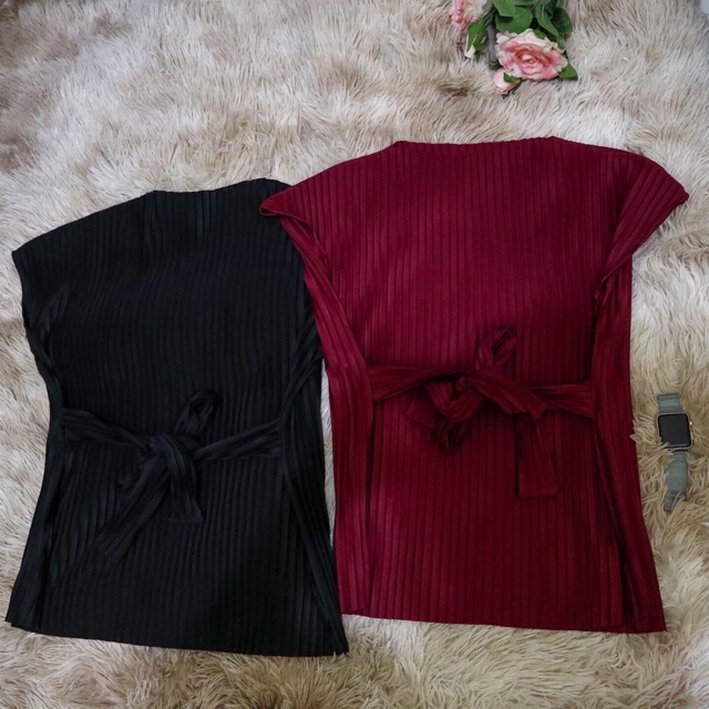 Baju Plisket premium import