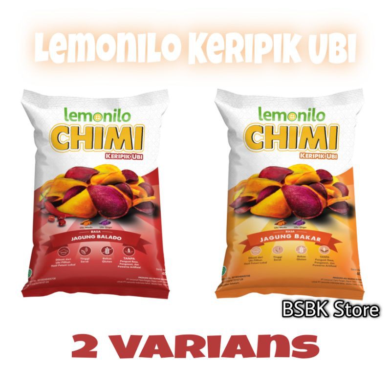 

Lemonilo Chimi Keripik Ubi | Rasa Jagung Bakar - Jagung Balado