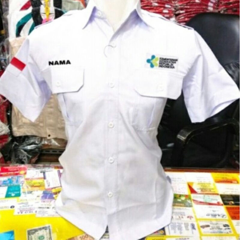 KEMEJA KEMENKES/BAJU DINAS KEMENTRIAN KESEHATAN