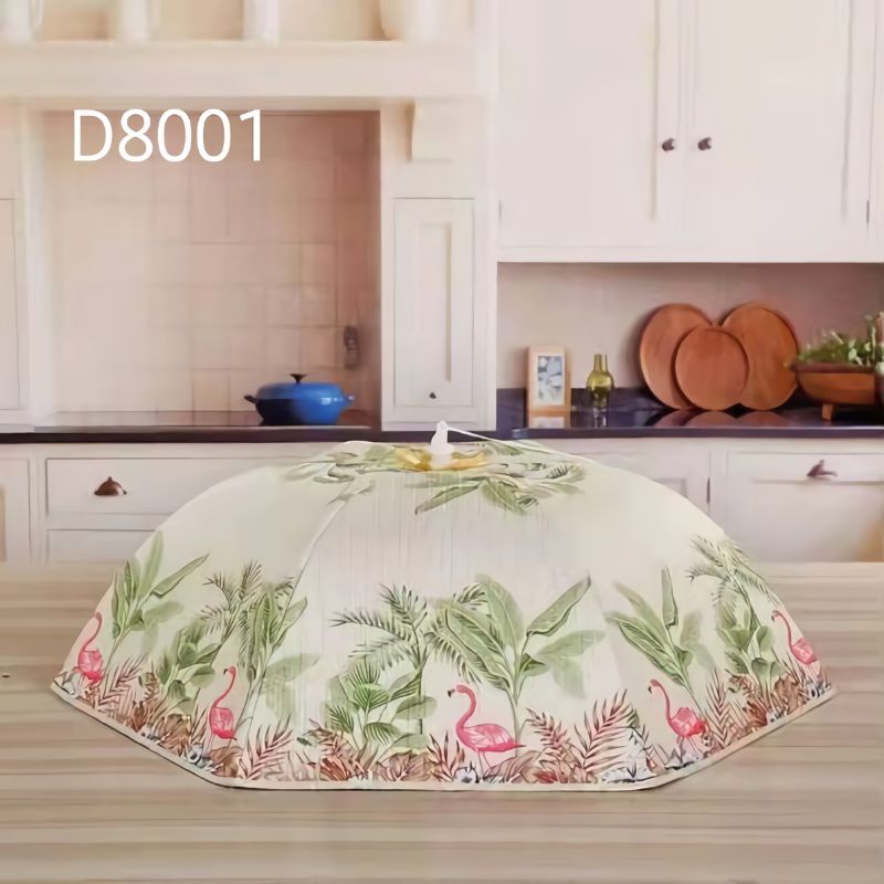 D80cm Tudung saji penahan panas ada tulang/Rangka superlarge penutup makanan