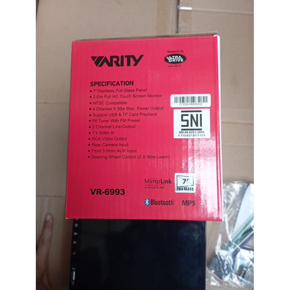 deckless deckles varity 6993 7" Vr-6993 NON Video Out Head unit