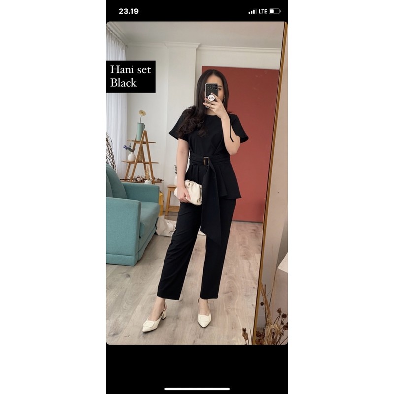 

Hani Set New With Tag Black Jual rugi