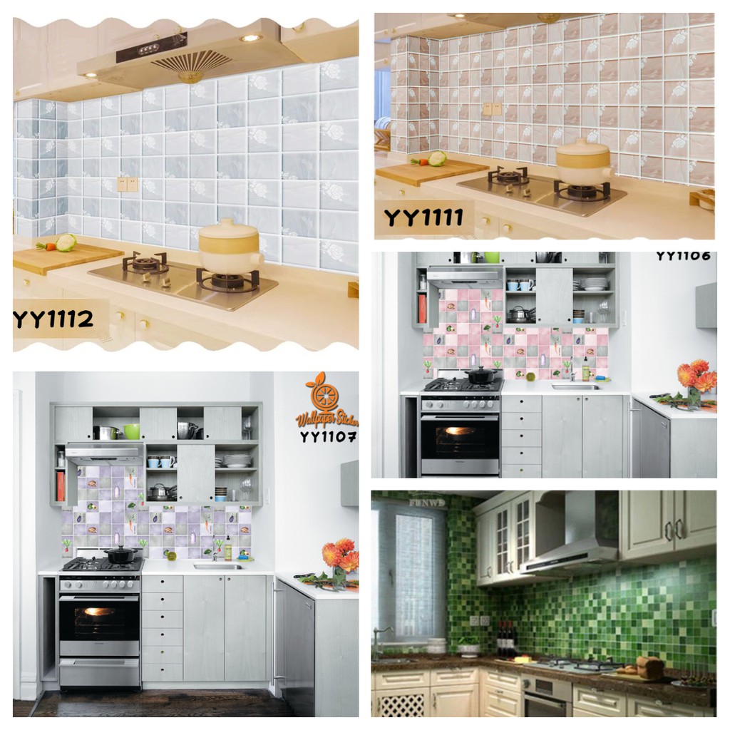 TERMURAH WALLPAPER STIKER DAPUR Sticker Dapur Kamar 