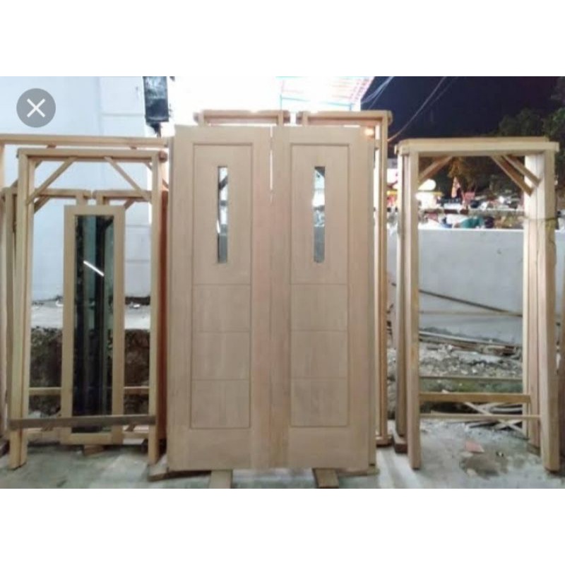 1set pintu 2 jendela