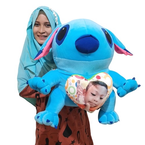 Boneka Stitch JUMBO gratis Ukir nama