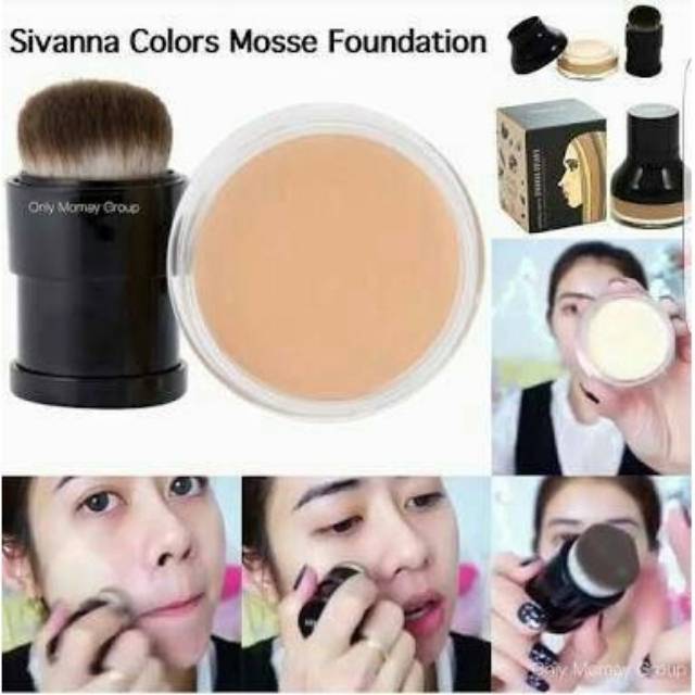 SIVANNA COLOR Fond Do Mousse Foundation Mineral Matte #HF804 Thailand / Mosse Foundi Full Coverage