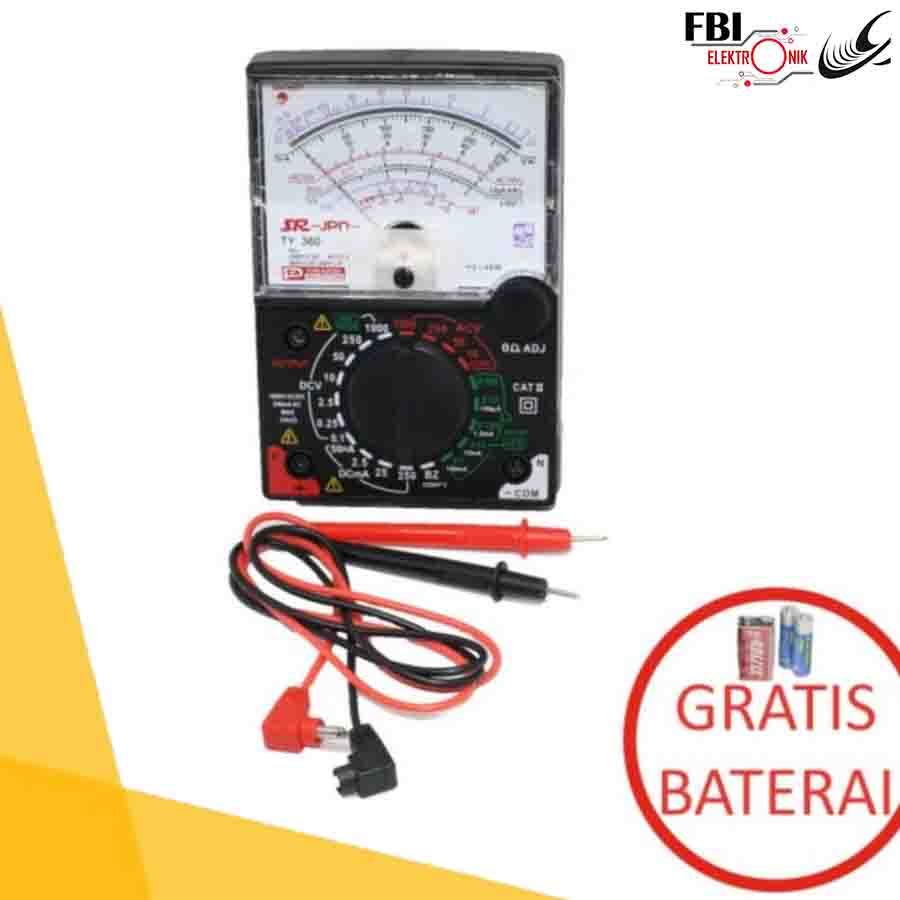 MULTITESTER SR-360 + BATTERY