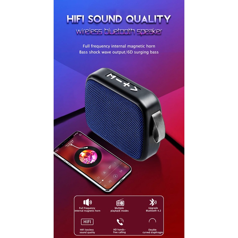 Speaker Bluetooth T5 Mini Wireless Speaker Extra Super Bass JBL