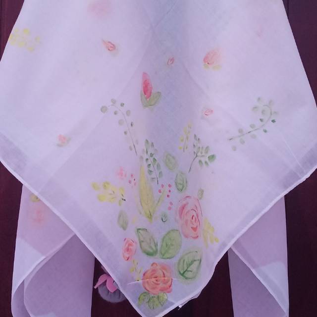 

Hijab lukis ( bukan print )