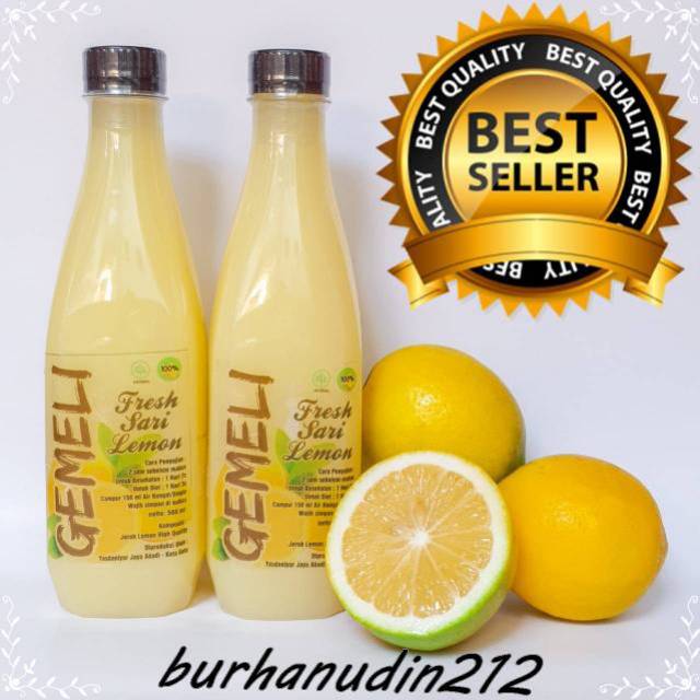 

Fresh sari lemon gemeli 500ml / sari lemon berfungsi membantu pencernaan / sari lemon enak menyegarkan