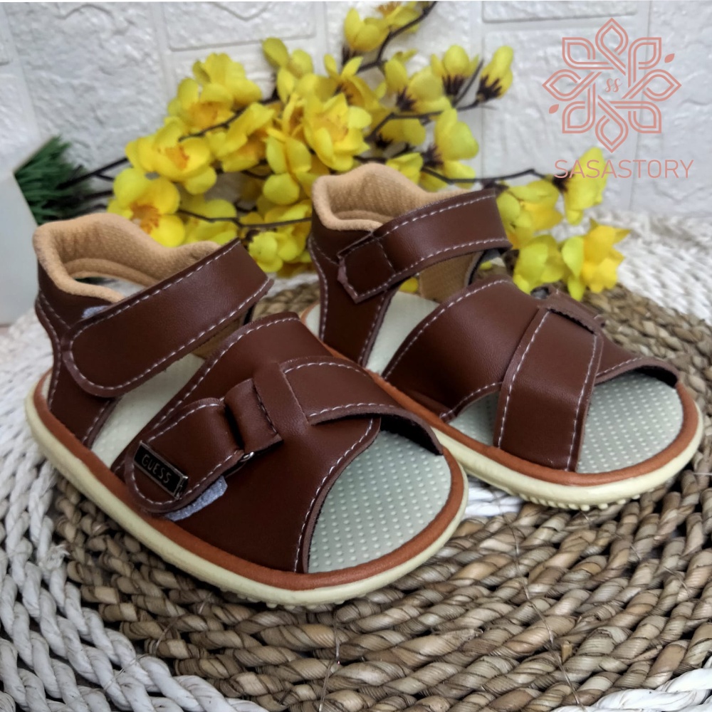 Sasastory Sepatu Sandal Anak Usia 1 2 3 Tahun Sepatu Sandal Anak Laki Laki Sol Bunyi Sepatu Sandal Anak Balita Sepatu Sandal Anak Sol Bunyi Sepatu Anak Balita Sepatu Sol Bunyi Anak Sepatu Sandal Unisex GA17