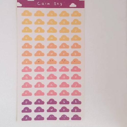 

PROMO 11.11 KODE-655 Summer Tapes - Cloud Alphabet