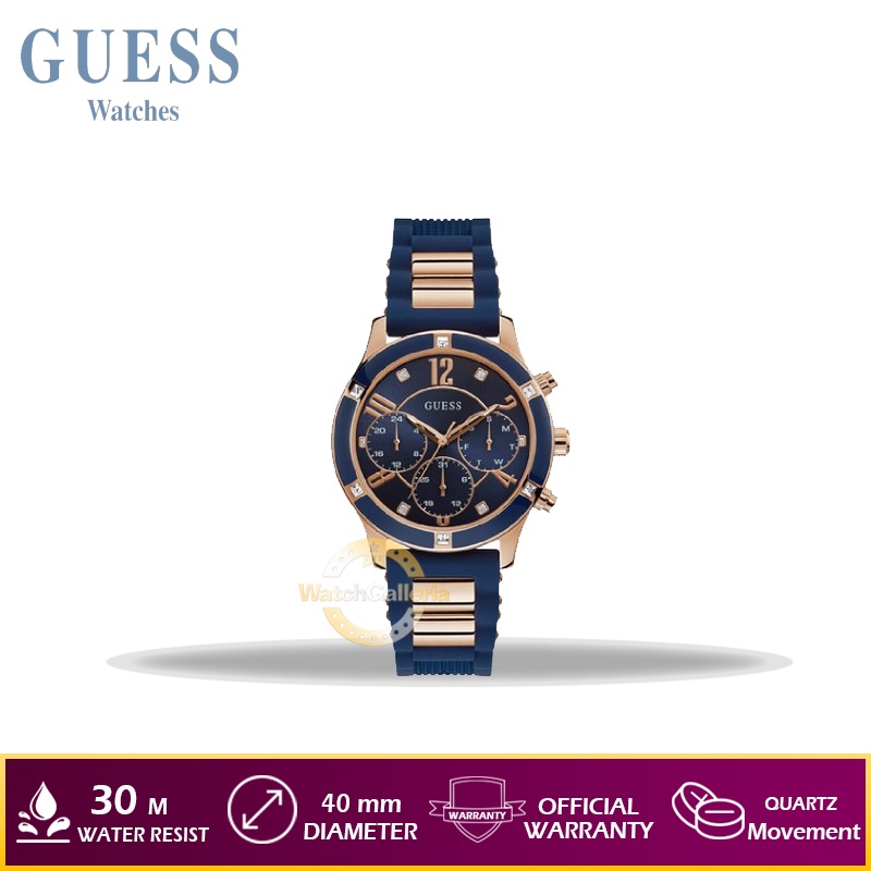 Jam Tangan Wanita GUESS W1234L4 - Biru Original