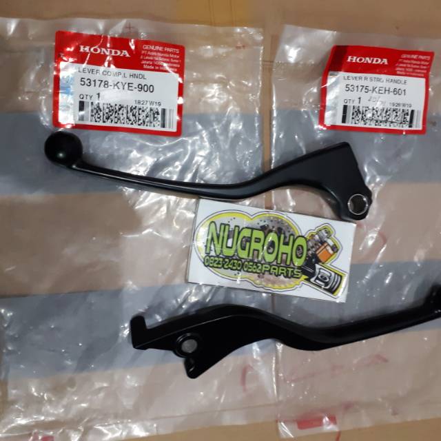 Handle Rem Handle Kopling Lever Comp L &amp; Lever R Steering Handle CB150R SONIC MEGAPRO