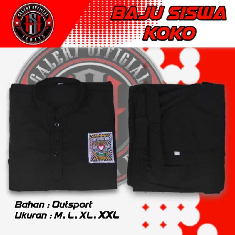 SAKRAL SISWA PSHT KANCING - SAKRAL PSHT SISWA - SAKRAL SISWA PSHT MURAH - BAJU LATIHAN