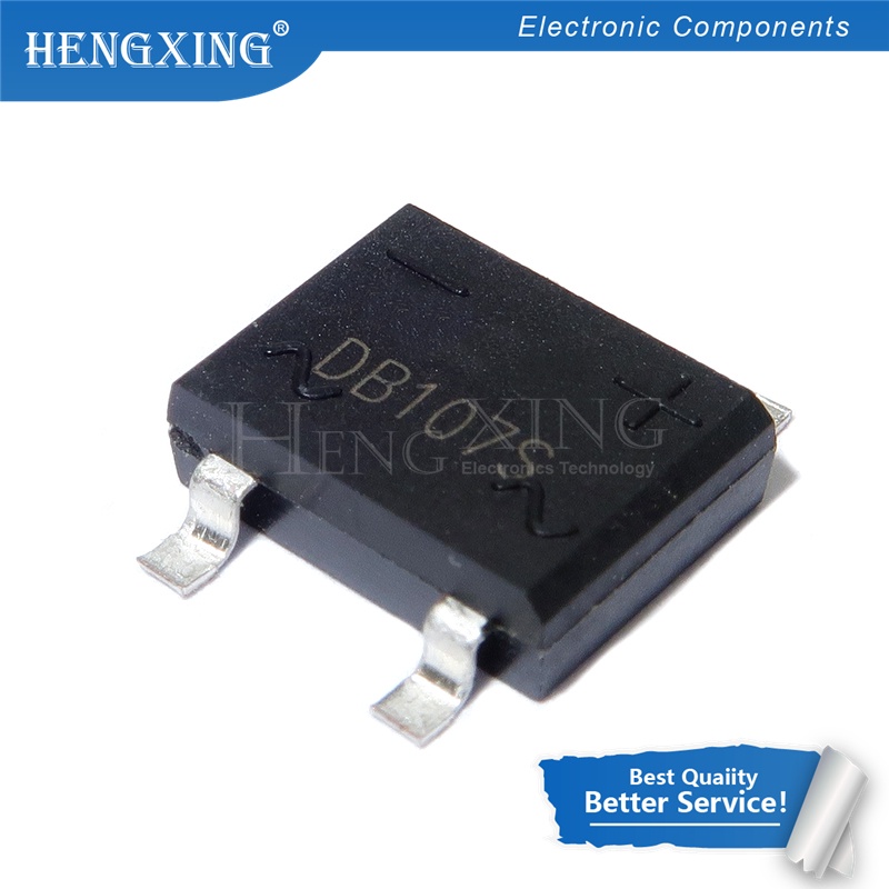 200pcs DB107S DB107 2A 1000V Bridge Rectifiers 1A 1000V