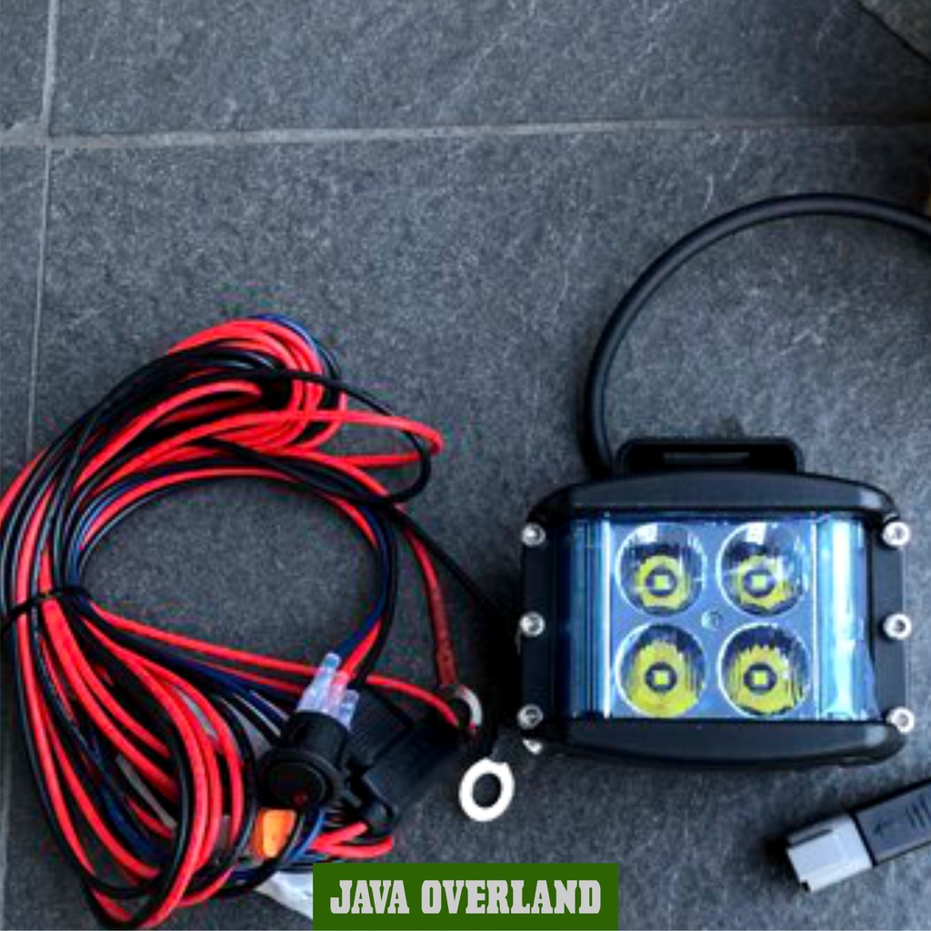 Lampu Sorot LED 4Inch Lampu Tembak Light Bar Single Row Aurora