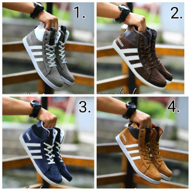 NEO HIGH // SEPATU ADIDAS NEO HIGH SUEDE MURMER
