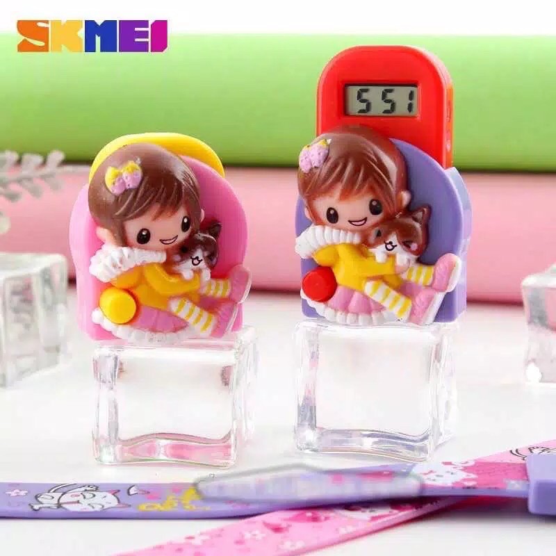 Jam Tangan anak Wanita Girl Cute SKMEI Original Model Boneka - DG1240 skmei1240