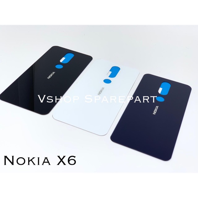 Backdoor Back Casing Tutup Baterai Nokia 6.1 Plus X6 TA1116