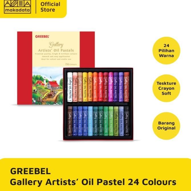 

(BISA COD) CRAYON | OIL PASTEL GREEBEL ARTIST 24 WARNA MURAH STOK TERBATAS Kode 1150