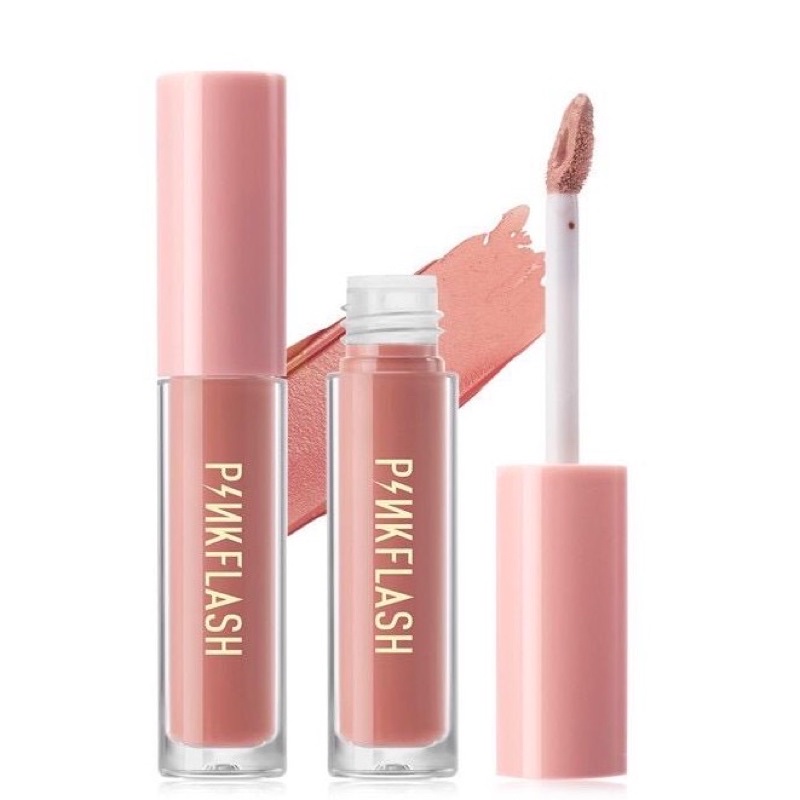 Pink flash Lipmatte - ORI 100% pinkflash lip waterproof lips matte lipstick lipstik mate