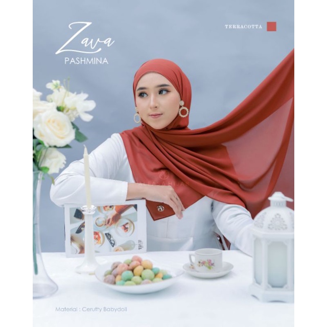Alfasa Hijab Zava Pasmina Cerutty Baby Doll