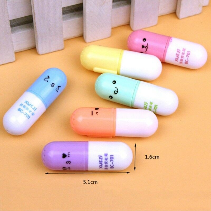 

Perlengkapan Sekolah Yo Yo 6Pcs / Set Stabilo Mini Warna Warni