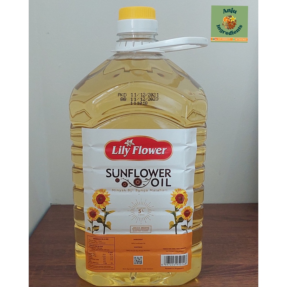 

Sunflower Oil 5L / minyak Biji Bunga Matahari lily flower / Sun Flower