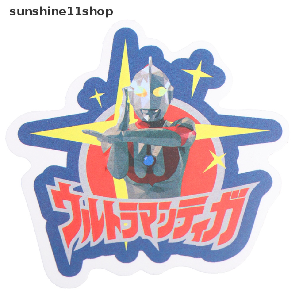 Sho 50Pcs Stiker Ultraman Hits the Monster Untuk Skateboard / Gitar / Laptop