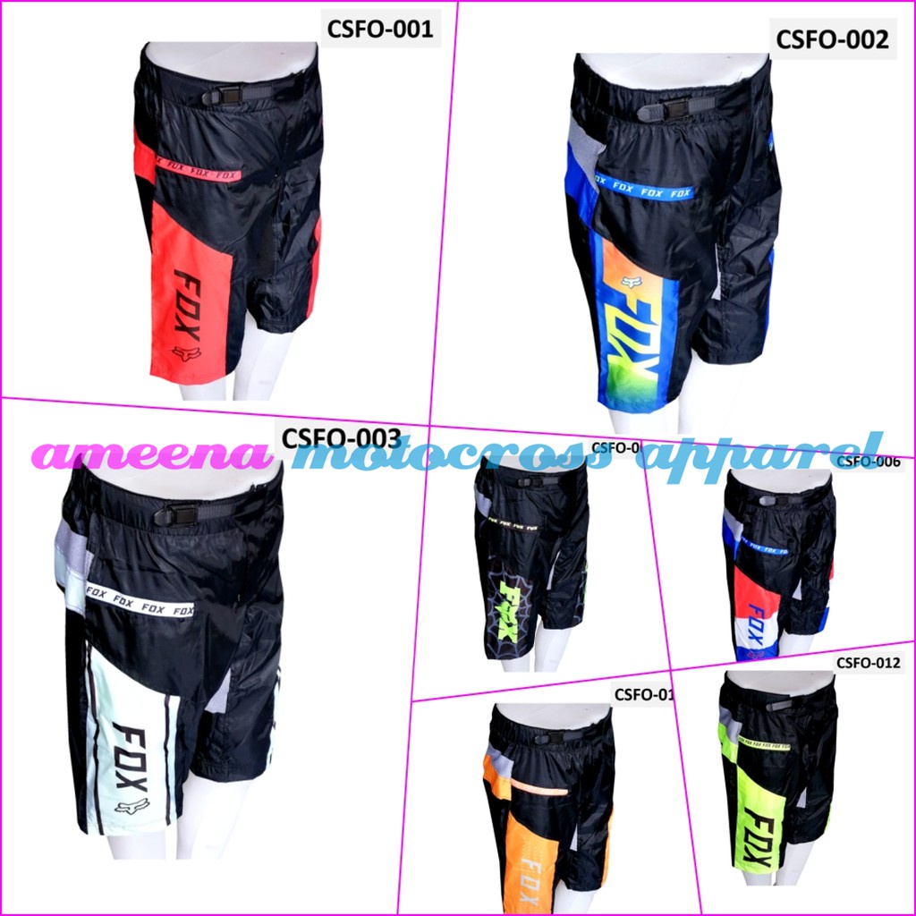 Celana Pendek Fox - Celana Sepeda - Celana Gowes - Celana Motocross Trail - M1