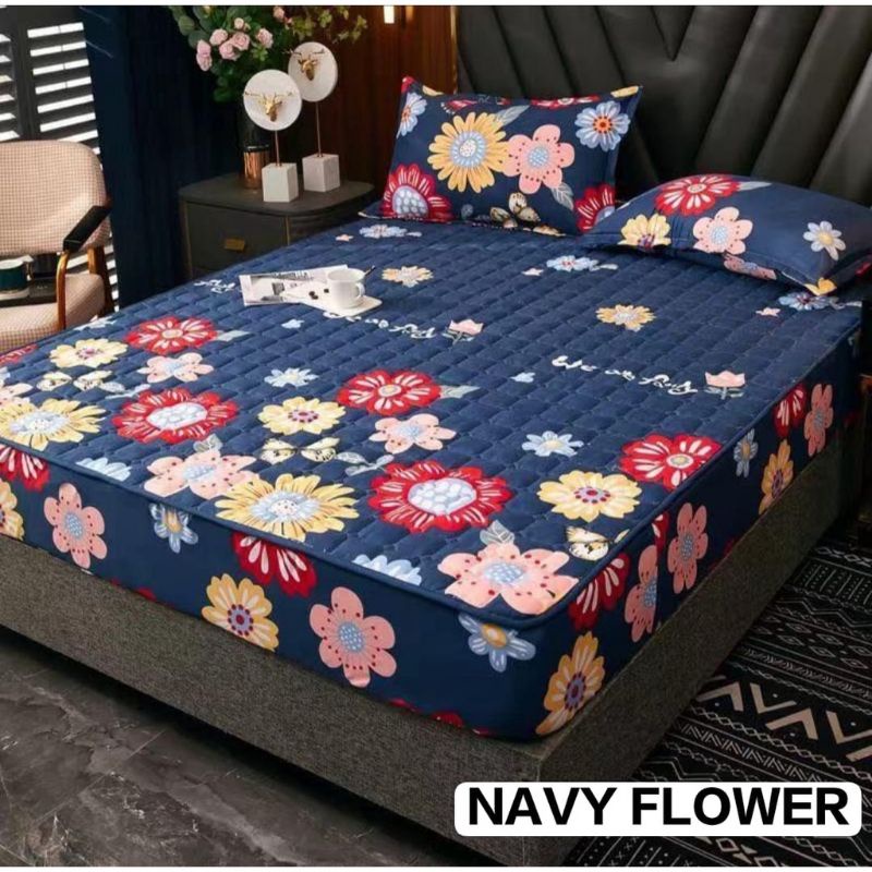 Sprei Waterproof Sprei Anti Ompol 180x200 200x200 160x200 120x200cm