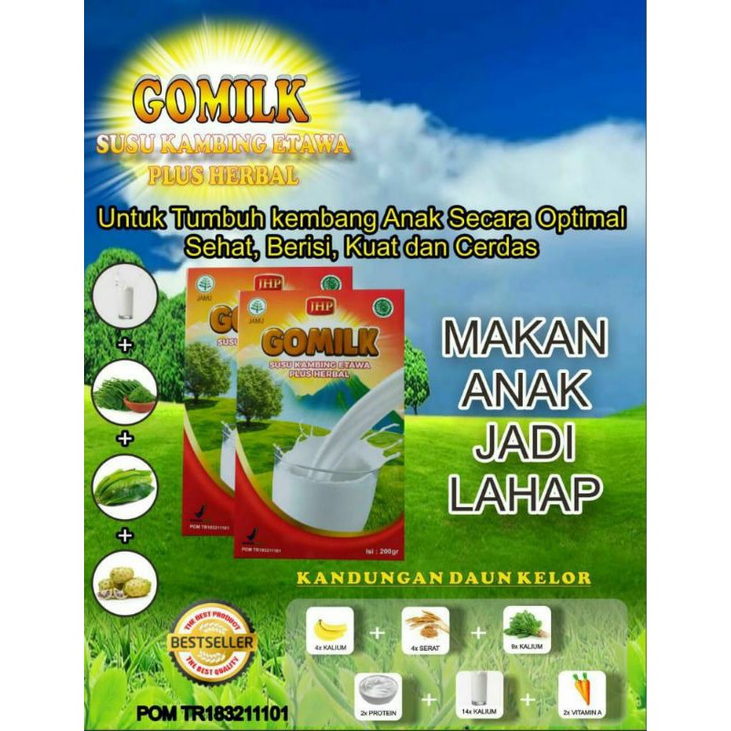 

GOMILK (susu kambing etawa + herbal)