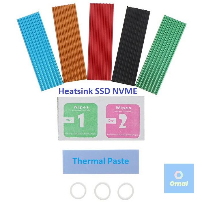 Heatsink N80 SSD NGFF NVME SATA Laptop Notebook Cooling Pendingin