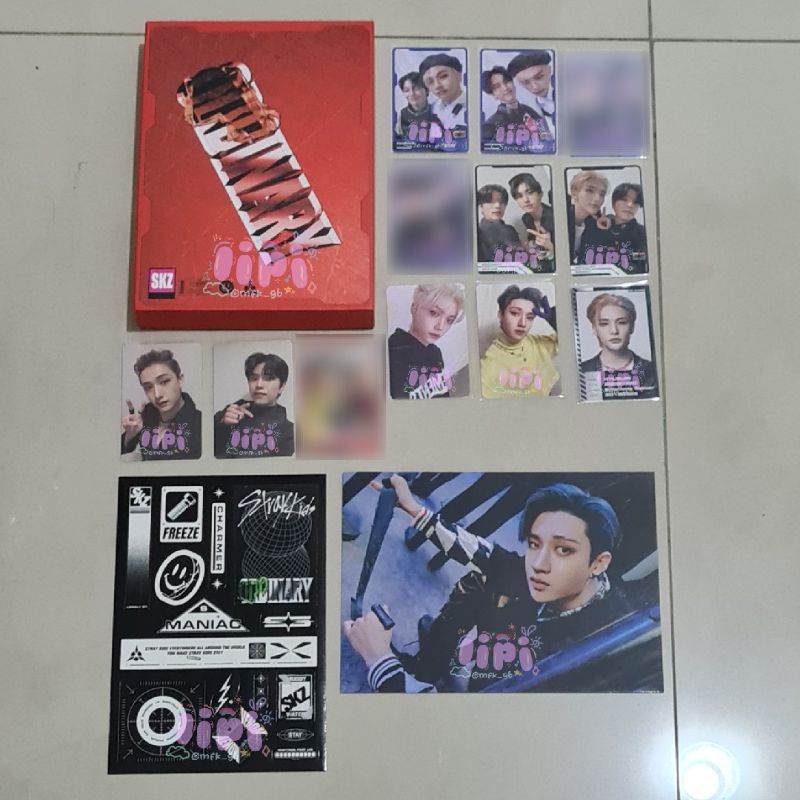 [BACA DESKRIPSI] wts want to sell ready jewel photocard pc oddinary bangchan han mmt benefit unseale