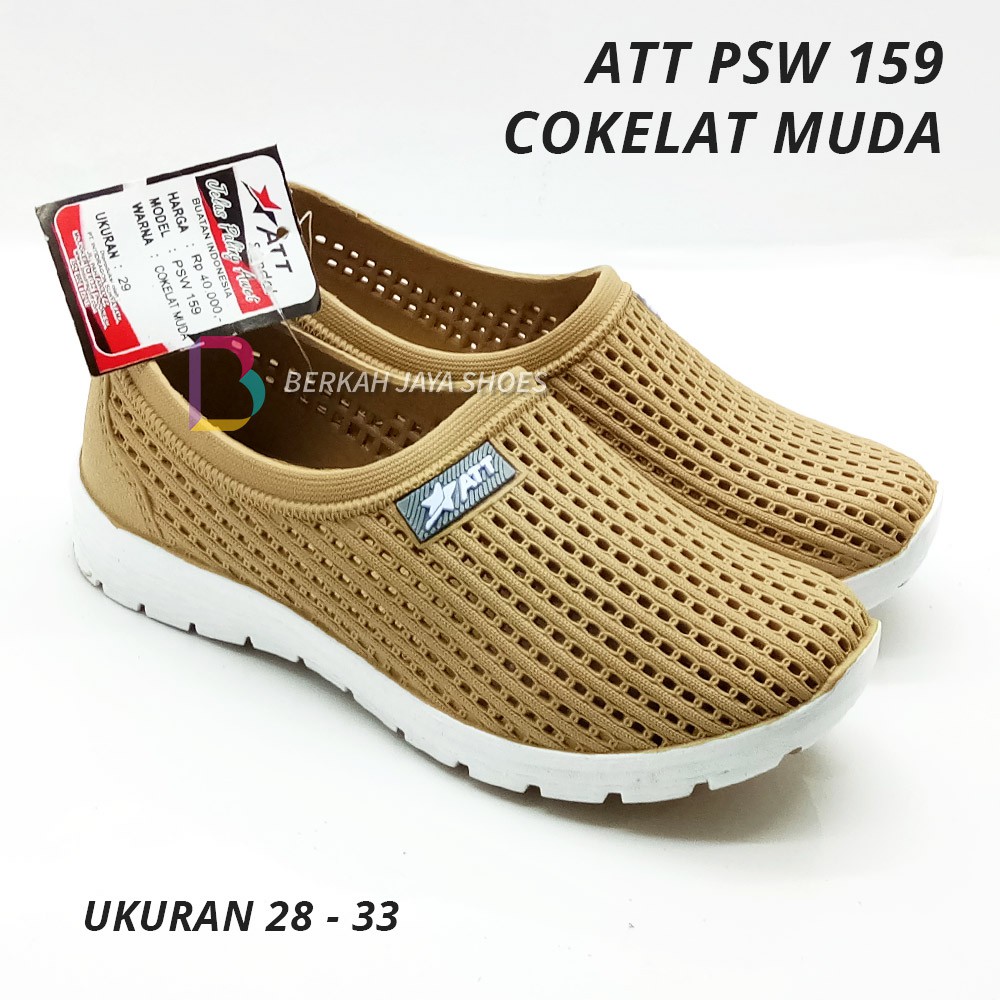 Sepatu Anak / Sepatu Karet Anak / Sepatu Slip On Karet Anak ATT PSW - PSO 159 / Anti Air &amp; Anti Slip