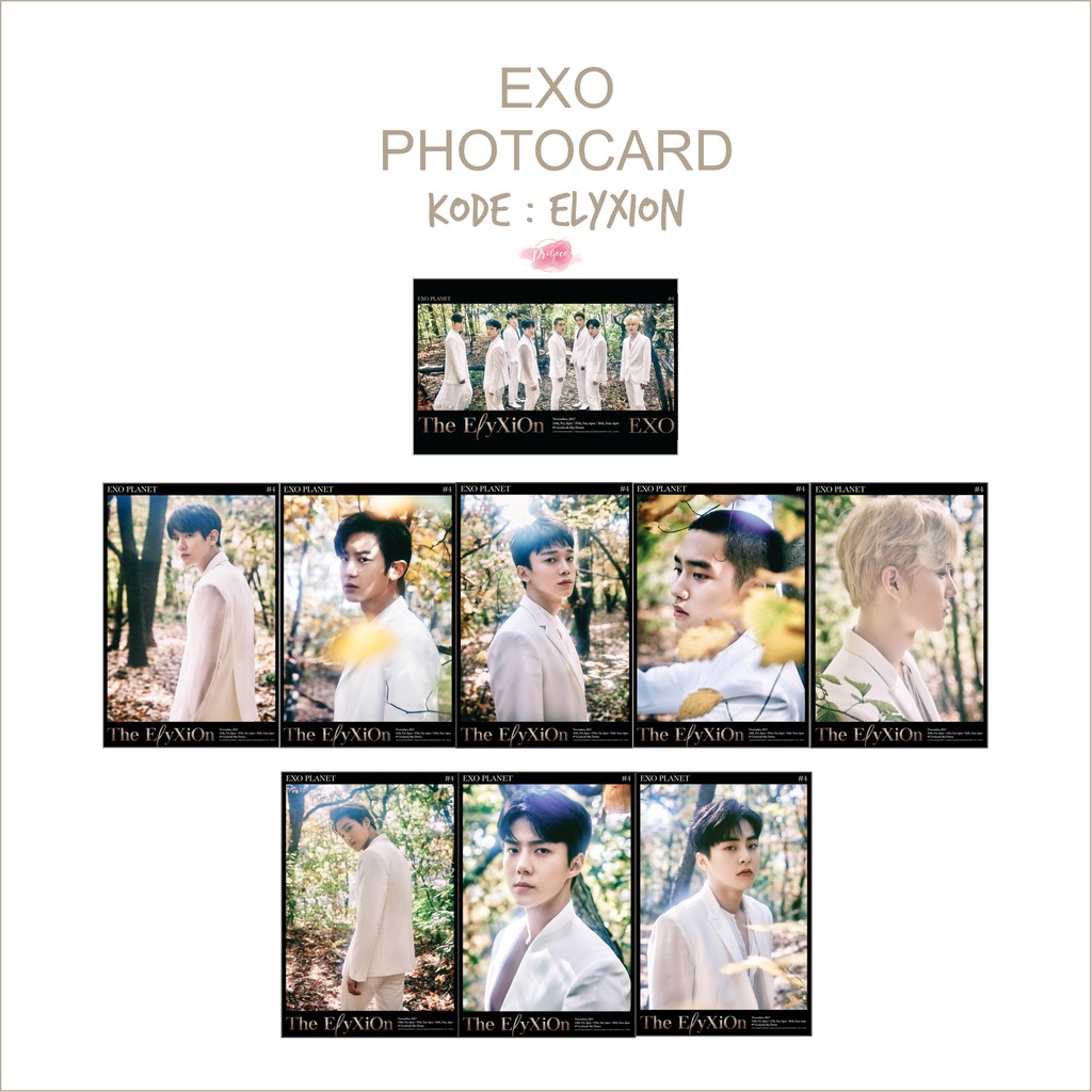 EXO PHOTOCARD ELYXION