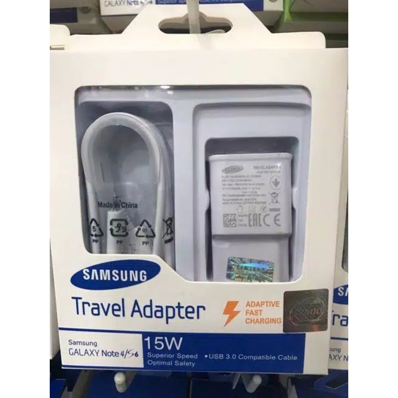 Charger SAMSUNG galaxy note 4 / s6 S-TP ori 99% SEIN 15W 2.0A