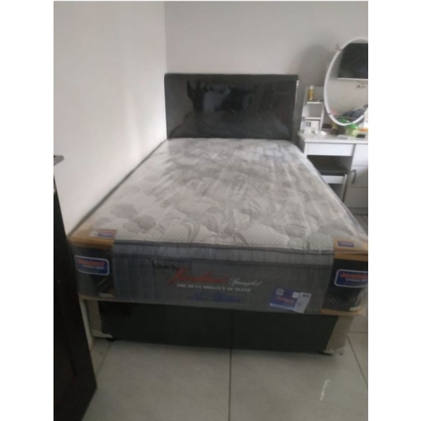 kasur spring bed plush top SET 160X200 (KASUR + DIVAN)