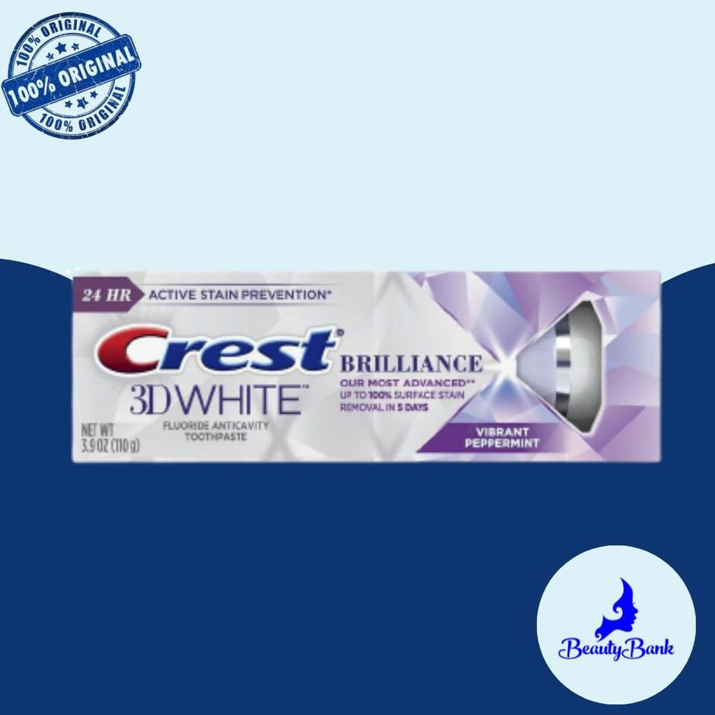 BEAUTY RESERVE - CREST 3D WHITE BRILLIANCE TOOTHPASTE 3.9OZ