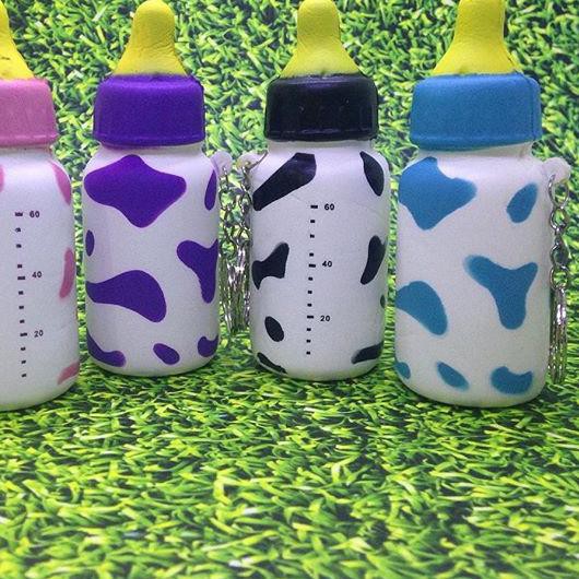 ♫ MILK BOTTLE SQUISHY / stretchy stretch slow squeeze slime ibloom cup ○