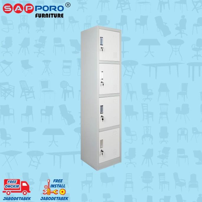 Locker Besi / Loker Besi 4 Pintu Sapporo Koln 4 - Light Traffic Terlaris