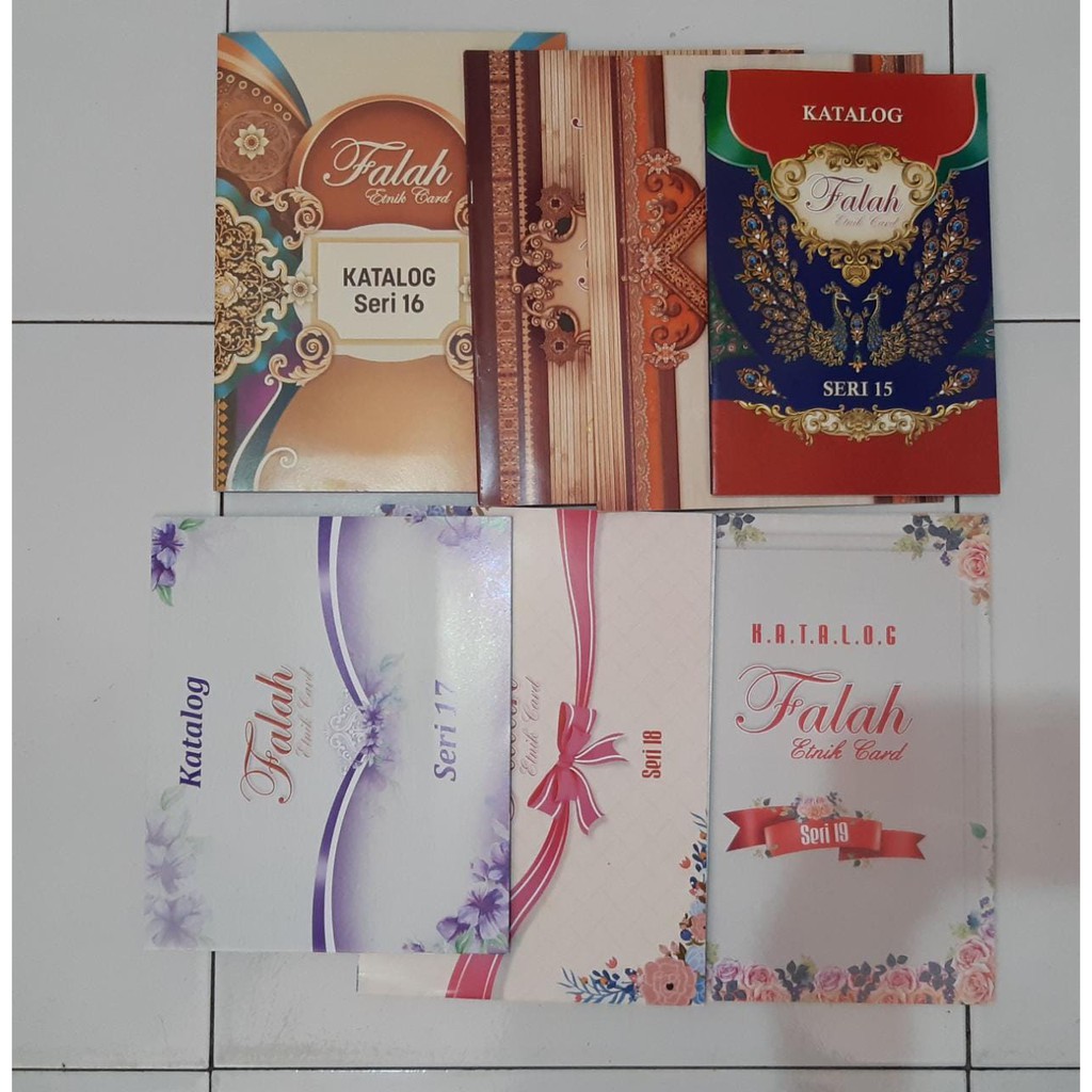 Katalog Blangko Undangan Pernikahan FALAH Harga Murah Erba Java