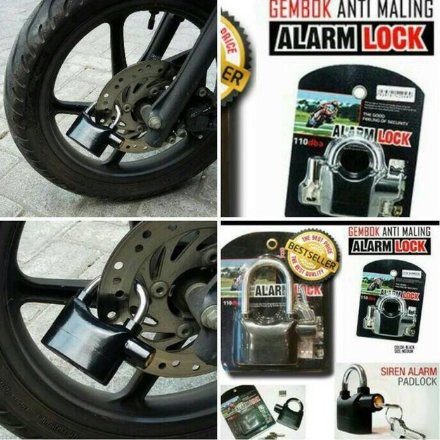 KUNCI GEMBOK - GEMBOK ALARM - KUNCI GEMBOK PENGAMAN - GEMBOK CAKRAM