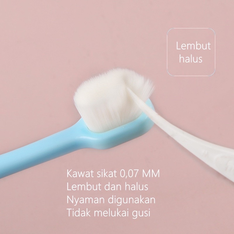 IMPORT Toothbrush Rabbit Sikat Gigi Lembut Anak Bayi Sensitif Gusi Kelinci Kucing Anjing Toothbrush Soft Baby Kids